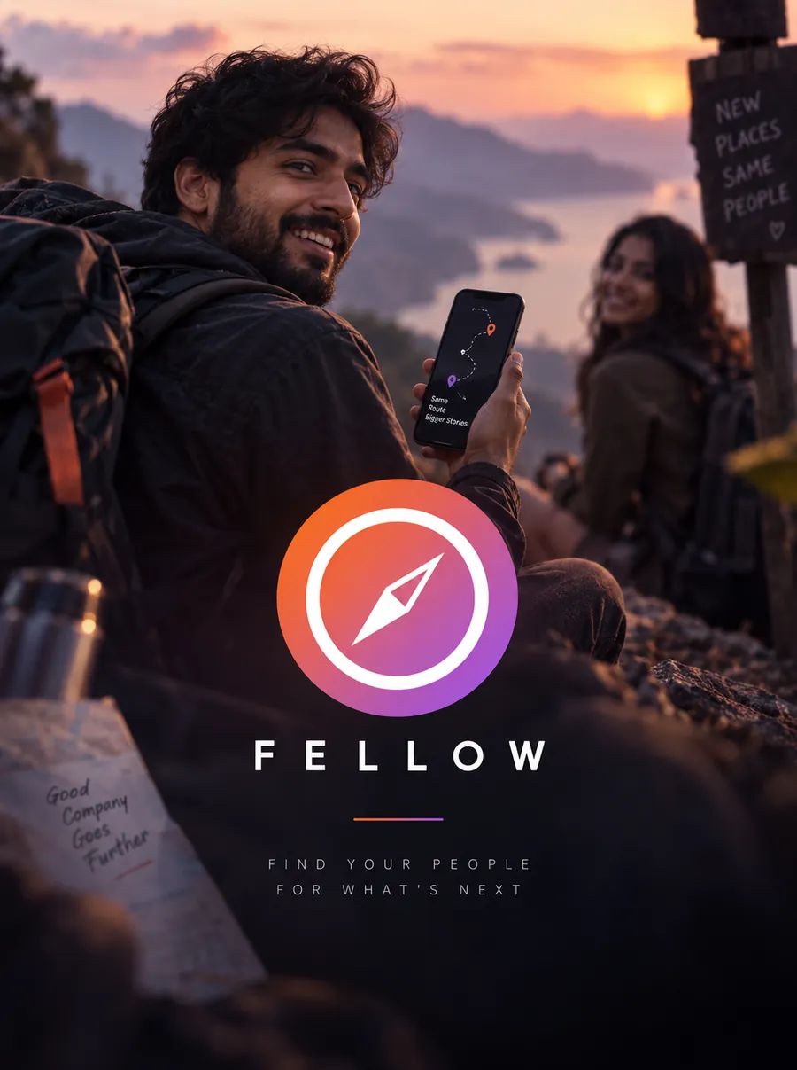 Fellow app Find your people for what's next campaign