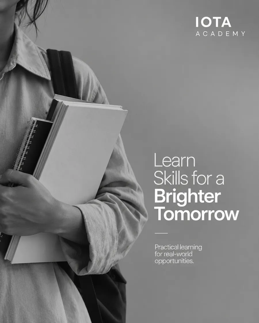 IOTA Academy Learn Skills for a Brighter Tomorrow campaign